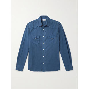 Hartford 男士 衬衫 Phoenix TENCEL™ Lyocell, 棉麻混纺衬衫