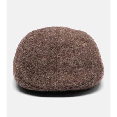 Ruslan Baginskiy 女士 贝雷帽 徽标羊毛混纺报童帽官网直邮进口