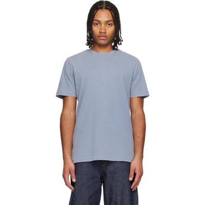 A.P.C. 男士 T恤 蓝色 APC Printemps 26