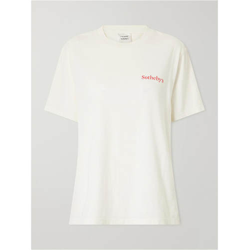 FRAME 女士 SS27 T恤 + Sotheby's 印花棉针织