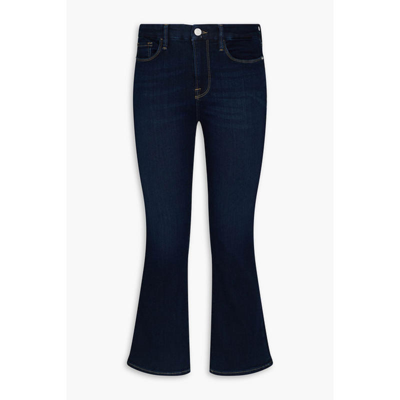 FRAME 女士 牛仔长裤 Le 短款迷你靴形高腰小喇叭牛仔裤