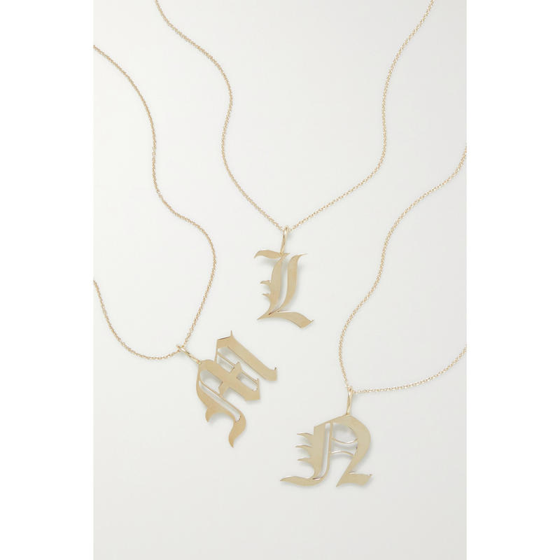 THE M JEWELERS 女士 项链/吊坠 The Old English 10K 黄金项链