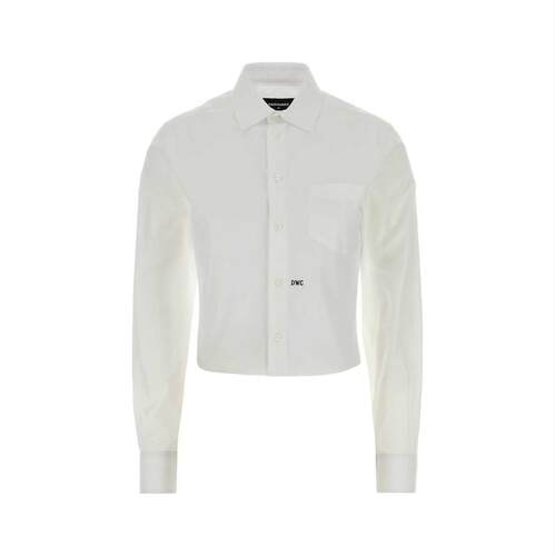 DSquared2 D二次方 女士 SS26 衬衫 白色府绸
