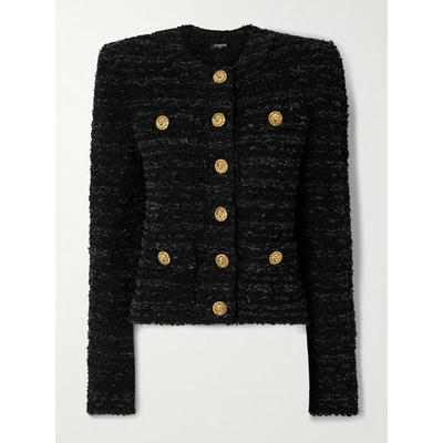 Balmain 巴尔曼 女士 SS26 夹克 Balmain 粗花呢西装外套
