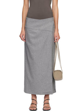 BELLE ANNA 女士 中长裙 灰色 Scene 半身裙