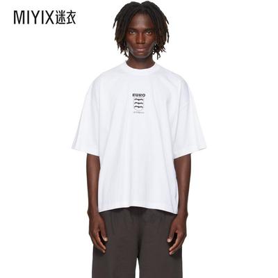 Vetements 男款白色 Bats Logo Regular T 恤 迷衣时尚