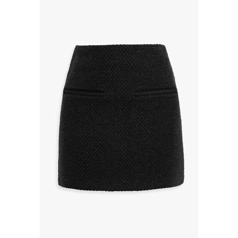 Veronica Beard 女士 迷你裙 Perry 金属感棉混纺花呢迷你半身裙