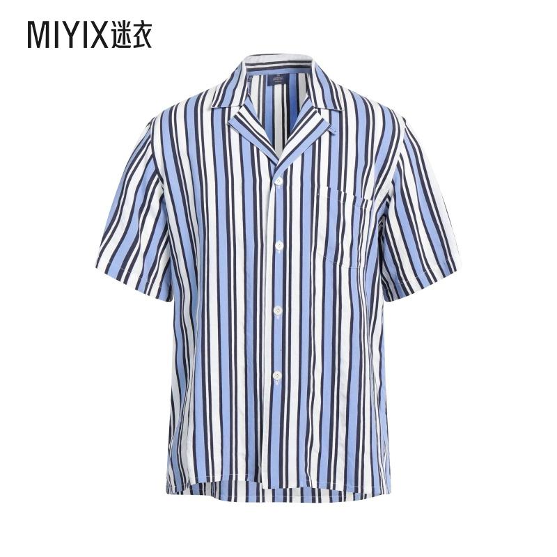 Alessandro Gherardi男士 条纹衬衫 迷衣时尚