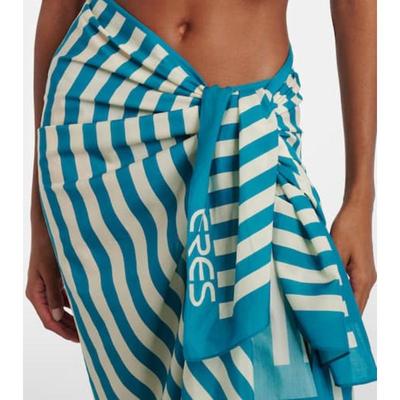 ERES 女士 罩衫 Symbiose 棉质真丝海滩罩衫