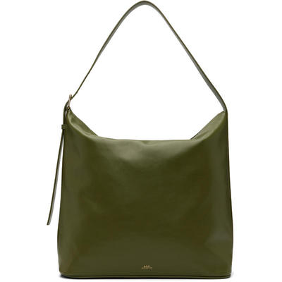 A.P.C. 女士 托特包 绿色 Vera Maxi 单肩包