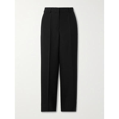 Totême 女士 FW25 长裤 Garderob de poudre 再生粒纹直筒裤