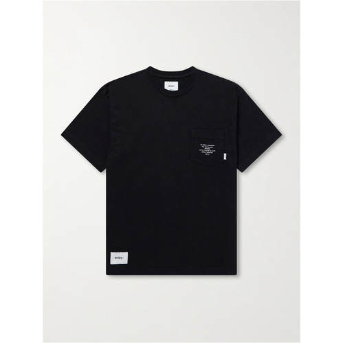 WTAPS 男士 FW26 T恤 Logo-Appliquéd 印花棉针织