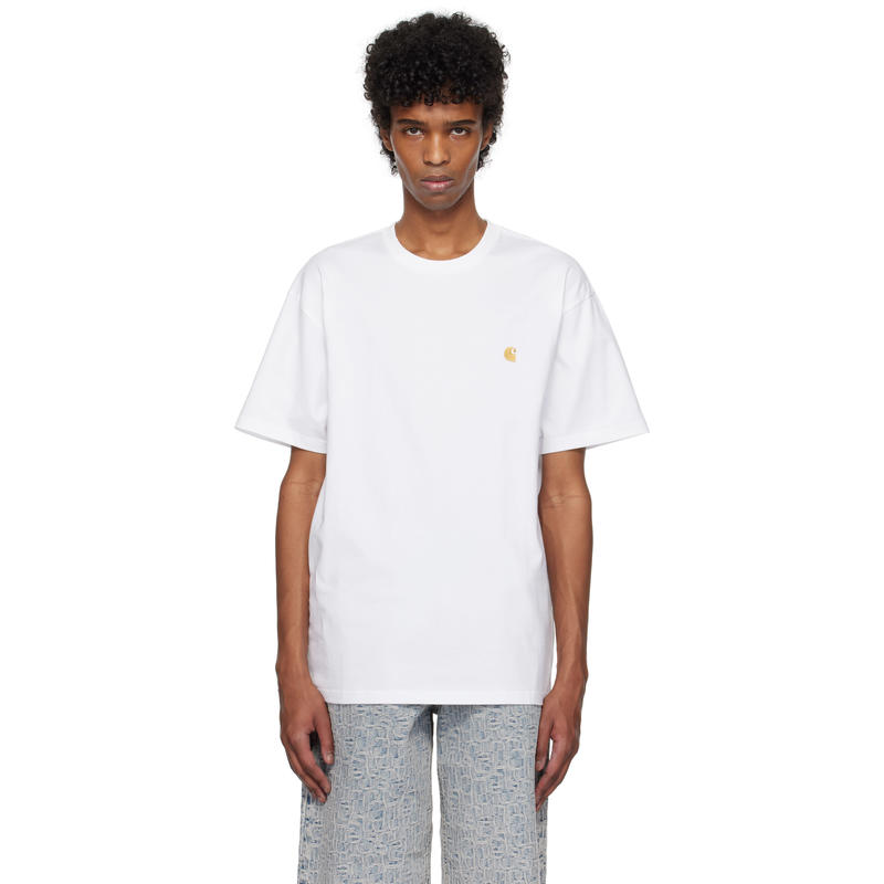 Carhartt WIP 男士 T恤 白色 Chase T 恤