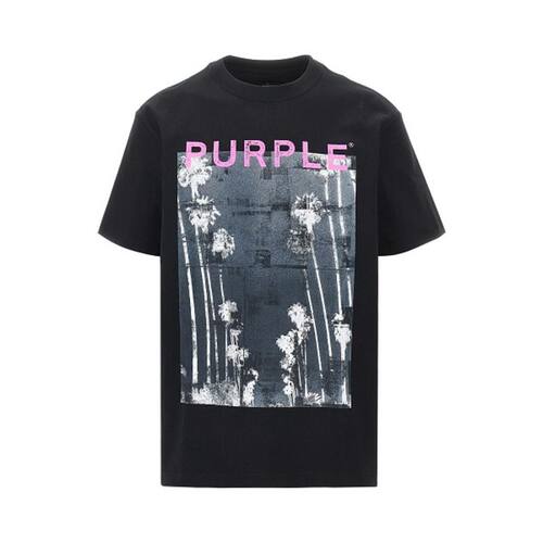 Purple Brand 男士 SS26 T恤 BRAND 紫色