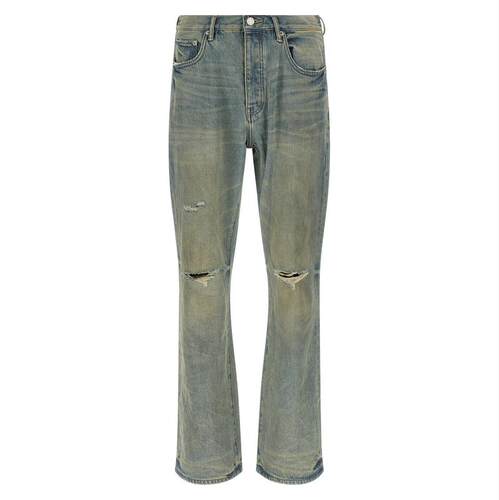 Purple Brand 男士 FW26 服装 'P026 Dirty Rip Boot'... 褪色