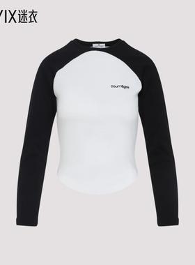 【早秋新品】Courrèges 女款Courreges LS 圆形撞色T恤 迷衣时尚