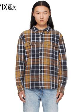 Ksubi 男款黄色 & 蓝色 Rosebowl 衬衫 迷衣时尚