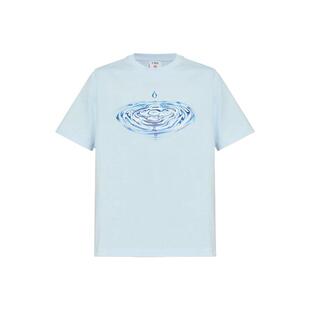 Casablanca 男士 SS26 T恤 卡萨布兰卡水印花圆领