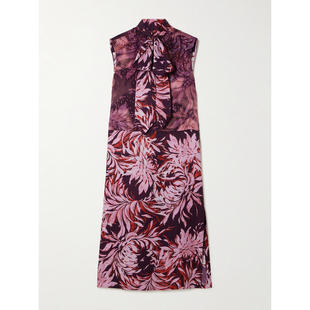 女士 Dries 德赖斯·范诺顿 Noten 中长连衣裙 Van