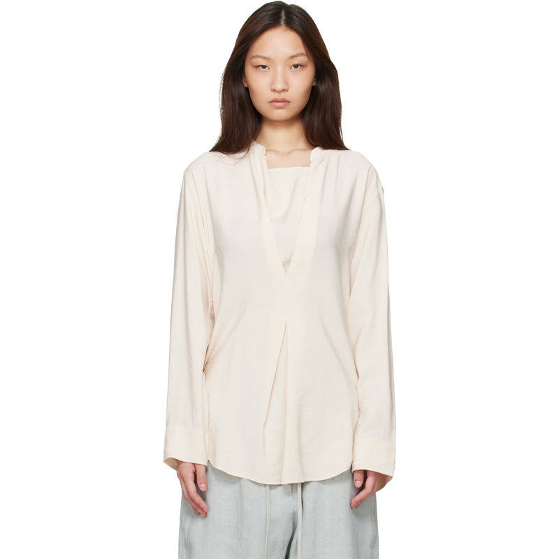 Studio Nicholson 女士 SS26 T恤 米色 Pampa 上装图片