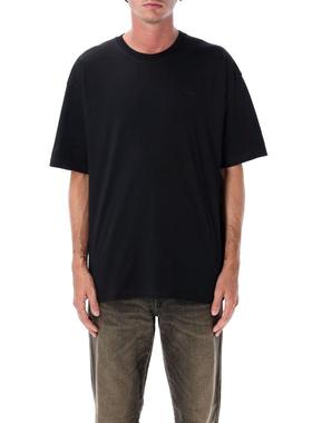 Diesel 男士 FW25 T恤 T-Boxt-T24 橢圓形 D 標誌 T 卹