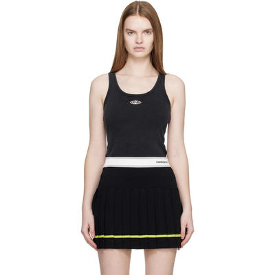 Casablanca 女士 背心 黑色 Corrosion Ribbed 背心