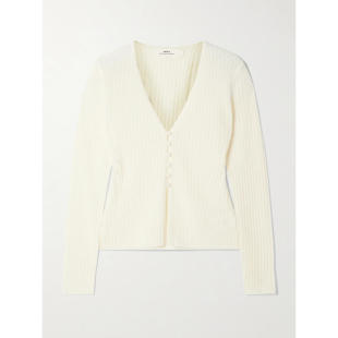 New Arch4 开衫 SS26 背心罗纹有机羊绒针织 女士