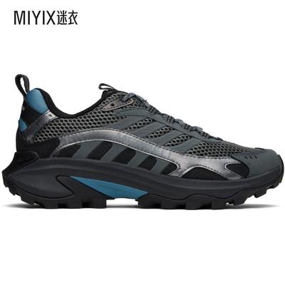 Merrell迈乐 男款灰色 & 黑色 Moab Speed 2 Vent 2K SE 运动鞋