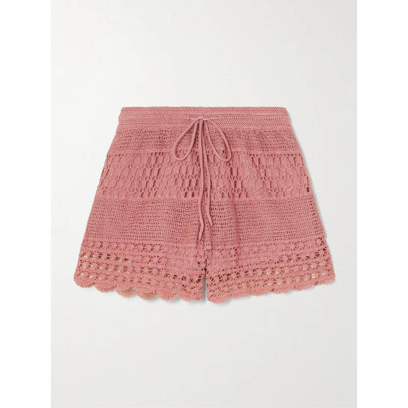 Zimmermann 女士 SS26 衬衫 抽繩鉤編短褲,女装/女士精品,真丝上装,淘宝优惠券,粉丝福利购,淘宝优惠卷