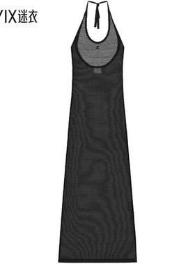 【早秋新品】Courrèges 女款Courreges 黑色连衣裙 迷衣时尚