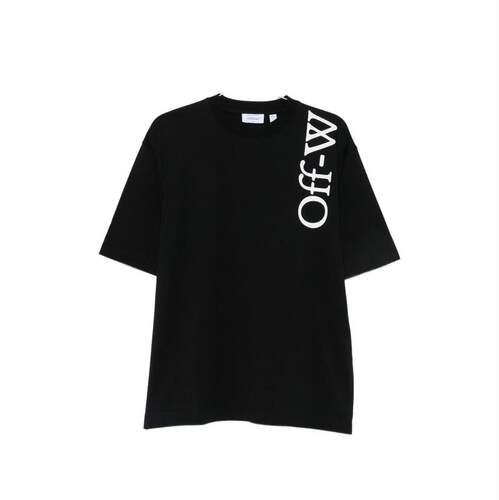 Off-White 男士 FW26 T恤 VERTICAL BOOKISH SKATE 棉质