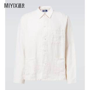 男款 Ralph 迷衣时尚 Polo 衬衫 亚麻衬衫 Lauren拉夫劳伦 式