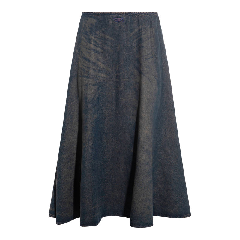 Diesel 女士 秋冬新品 半身裙 蓝色半身裙