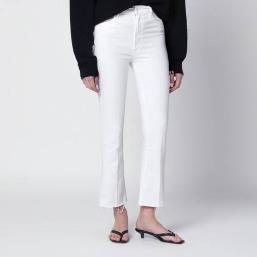 Mother Denim 女士 SS26 长裤 FAIREST OF THEM ALL 白色裤子
