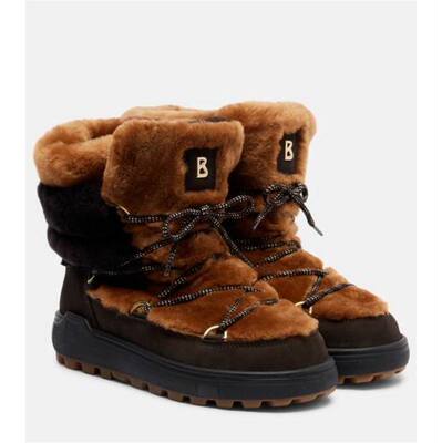 Bogner 博格纳 女士 雪地靴 Chamonix 毛羊皮绒面革