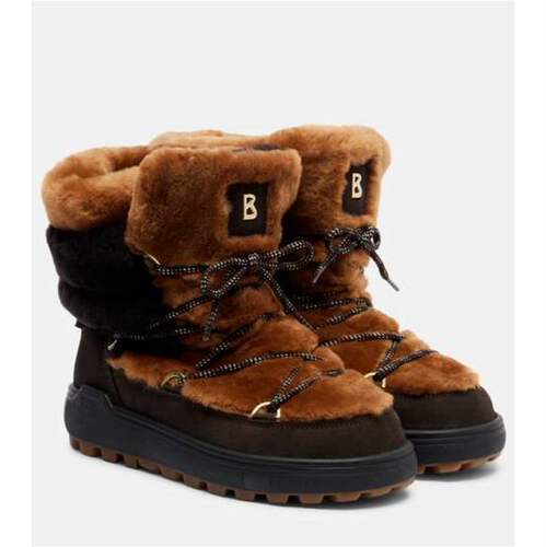 Bogner 博格纳 女士 雪地靴 Chamonix 毛羊皮绒面革