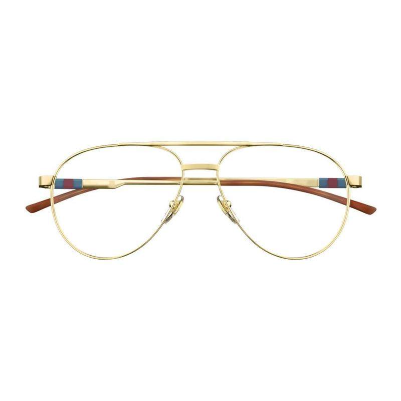 Gucci古驰男士 春夏新品 眼镜 金色 Pilot Navigator 眼镜