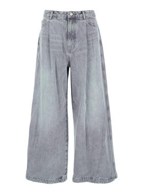 Juun.j 男士 FW25 牛仔长裤 Legi n 蓝色褪色设计质感宽松牛仔裤