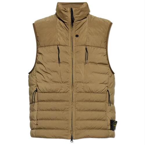 Stone Island 石头岛 男士 SS26 马甲 绿色羽绒
