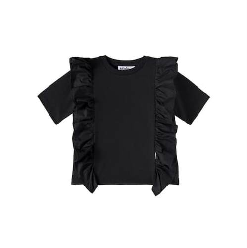 Molo 中性（儿童） 上衣 Riva 荷叶边棉质衫童装