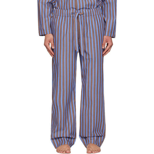 Tekla Fabrics 男士 睡衣 棕色  蓝色睡裤