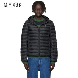 Lacoste 男款黑色 LS Light 填充夹克 迷衣时尚