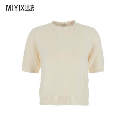 【秋季新品】Semicouture 女款PULL 短袖毛衣 迷衣时尚