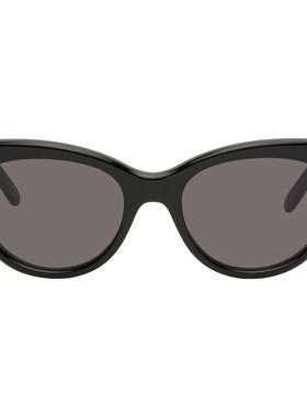 Loewe 女士 太阳镜 黑色 Swan Slim 太阳镜