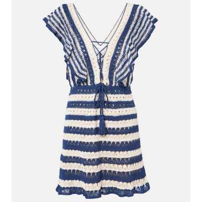 ANNA KOSTUROVA 女士 短款连衣裙 Farrah 钩花棉质迷你连衣裙