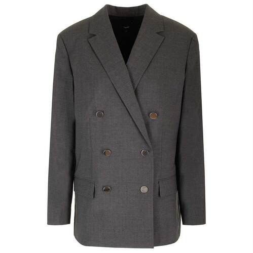 Theory 思睿 女士 FW24 西装外套 宽松双排扣
