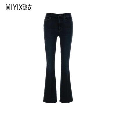 Mother Denim 女款Weekender 深蓝弹力牛仔裤 迷衣时尚
