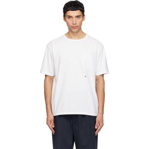 nanamica 七海之家 男士 T恤 白色 COOLMAX Jersey Pocket