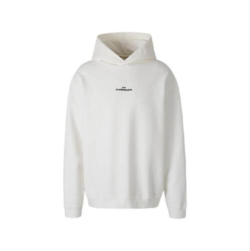 Maison Margiela 马吉拉 男士 卫衣 白色 Reversed Logo 连帽衫