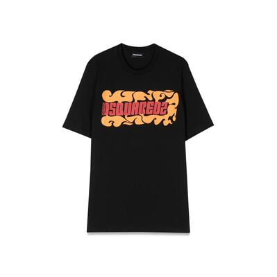 DSquared2 D二次方 中性（儿童） SS23 T恤 mc 宽松合身童装